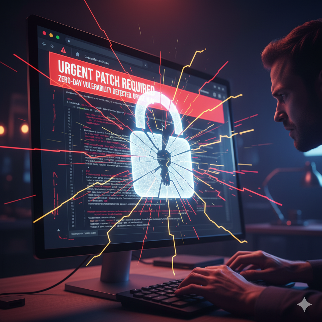 Cybersecurity lock icon